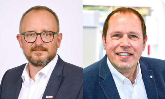 Die beiden Key Account Manager DIY Retail Frank Viertel und Roland Hälker sind bei Bosch Home Comfort für Luftreiniger im Handel zuständig.