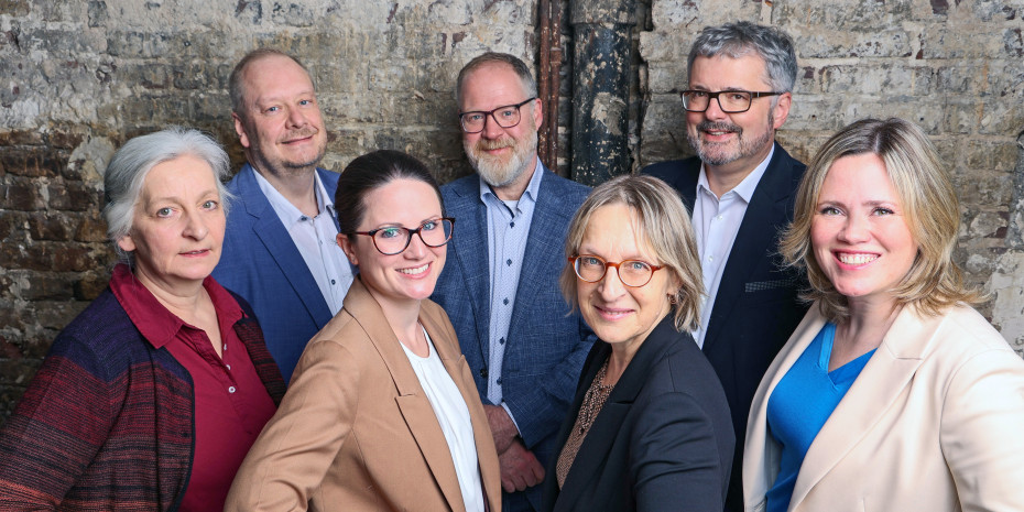 Das BHB-Team (v. l.): Gertrud Böcking, Jörn Brüningholt, Eva Wildermuth, Torsten Gralla, Imke Ide, Dr. Peter Wüstund Annekatrin Conrads.