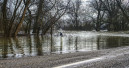 Hochwasser räumt einige Baumarktregale leer