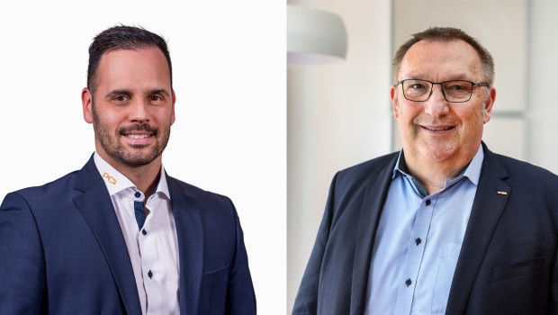 Mathias Gundler (links) übernimmt die Nachfolge als PCI-Verkaufsleiter Süd-Ost Bayern, Uwe Kautz hat die Verantwortung als PCI-Vertriebsleiter Süd vollständig übernommen.