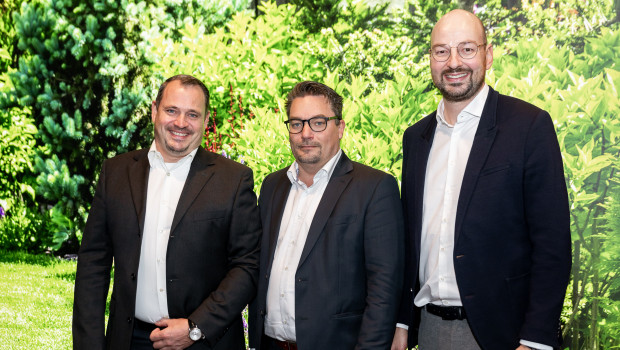 Andreas Streitenfeld, Andreas Rödlmeier und Jan Roman Redeker (v. l. n. r.) bilden das neue Westland-Management-Team für die DACH-Region.