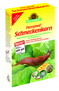 Ferramol ist laut GfK das am häufigsten verwendete Schneckenkorn in Haus und Garten, informiert Neudorff.