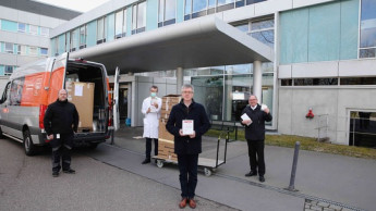 Fein Elektrowerkzeuge spendet 2.500 Atemschutzmasken an Klinik