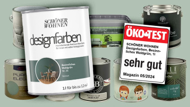 Sehr gut bei Öko-Test für Schöner-Wohnen-Designfarbe