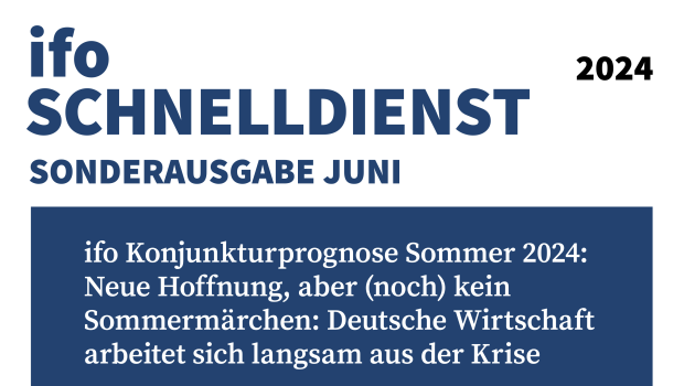 Screenshot von der Titelseite der Ifo-Konjunktorprognose.