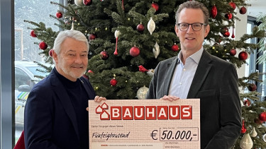 Bauhaus spendet 50.000 Euro an „Wir wollen helfen“