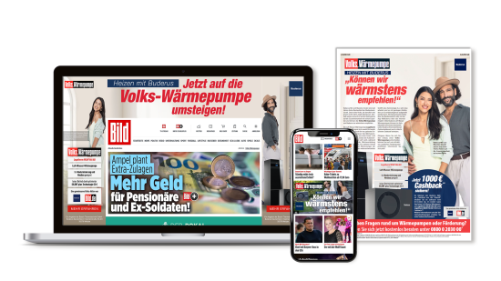 Volks-Wärmepumpe Kampagne von Buderus