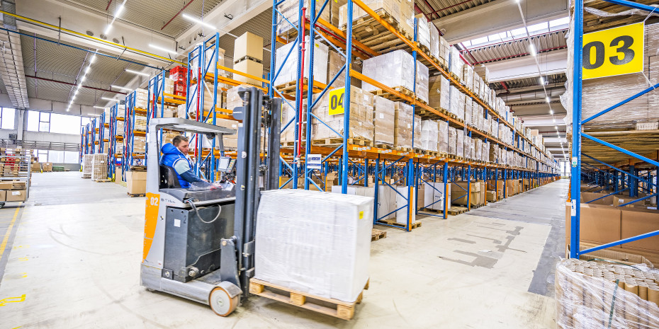 Am Standort Vacha kommt eine KI-unterstützte Technik in  der Logistik zum Einsatz.