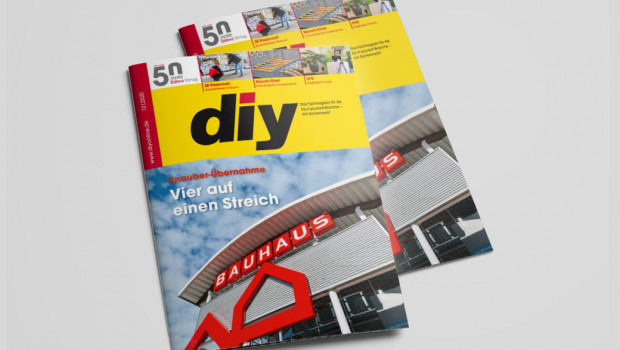 Die Dezember-Ausgabe des Fachmagazins diy ist erschienen.